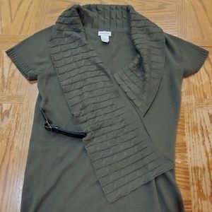 🧡🧡 3/$24 Monroe & Main Sweater Tunic, Loden green Size L